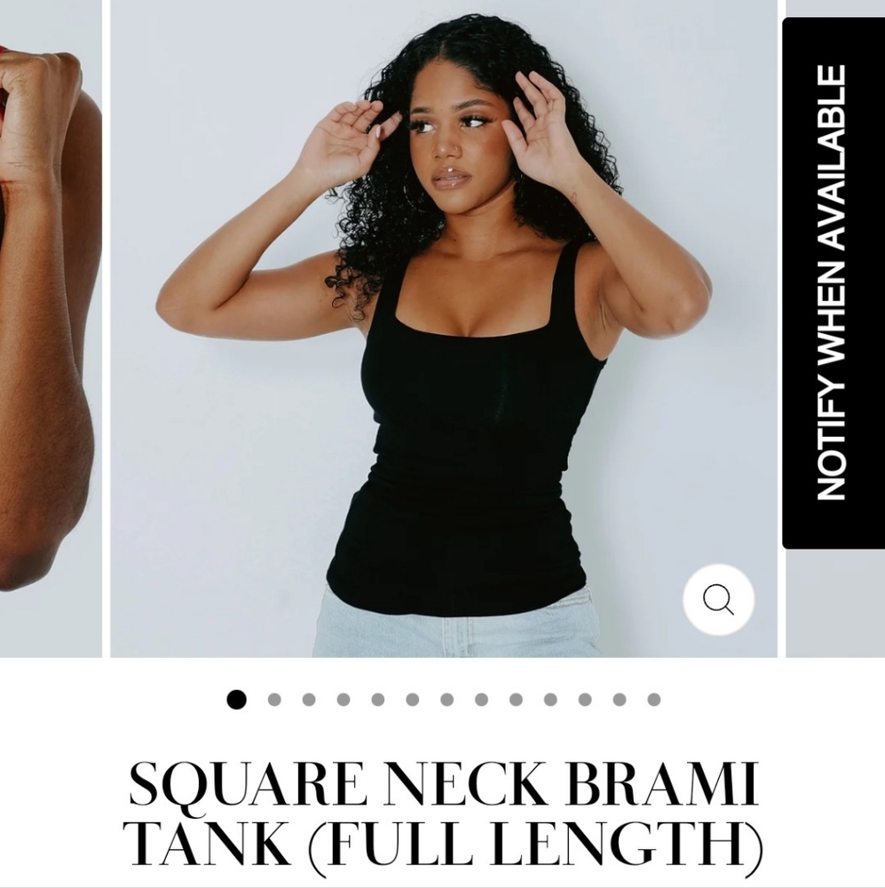 Brami Full Length Built In Bra Tank 3X / 36DD